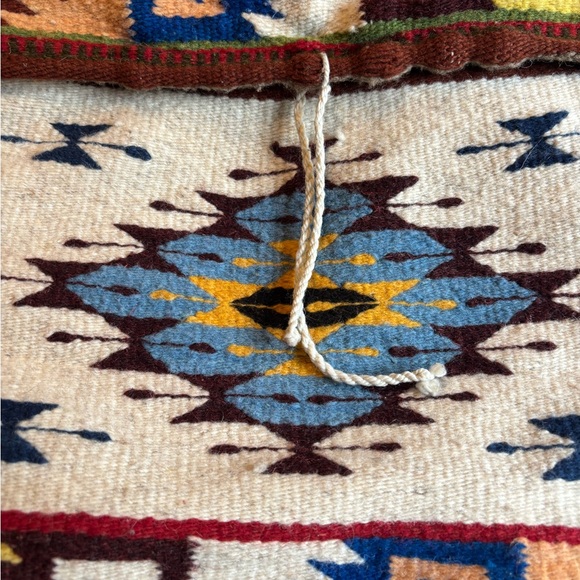 Handwoven Wool Shoulder Bag - Southwest Tribal Design - Picture 10 of 10